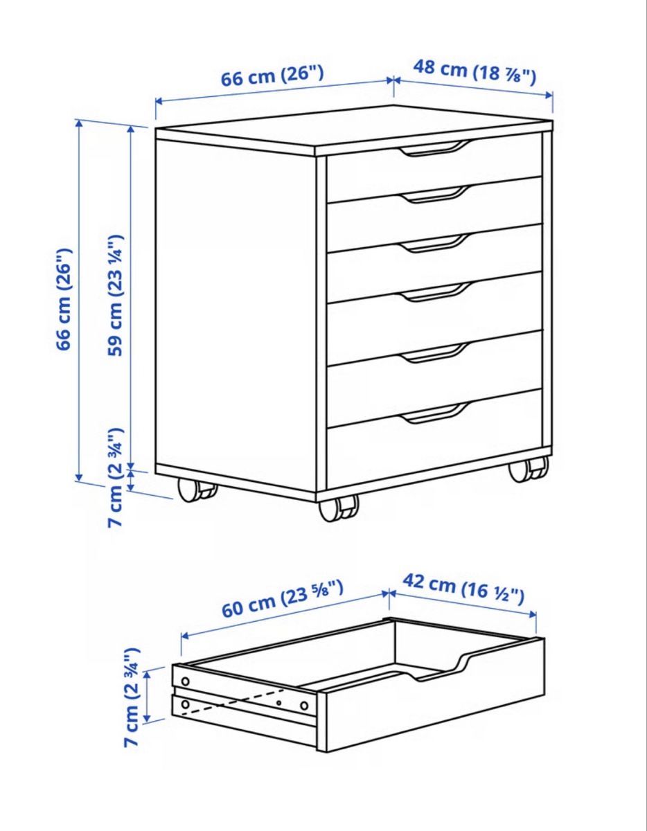 Ikea Korpus: Schubladen auf Rollen – Gebraucht aus Biel/Bienne von Savoir_vivre321 7