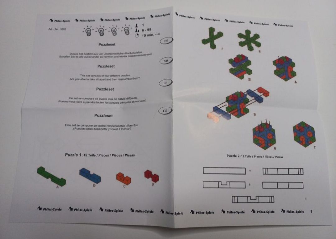 Puzzles: AB 1CHF - Philos Holzpuzzle - Geduldspiel – Gebraucht aus Wangen b. Olten von SecondStory4u 5
