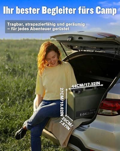 Docce: Camping Dusche 10000mAh Campingdusche Tragbare 20L Akku – Nuovo e nell'imballaggio originale da Hundwil venduto da pak_7zvn 4