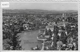 Thun - Totalansicht mit der Aare