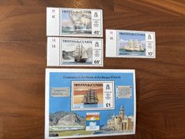 Tristan da Cunha Briefmarken, Schiff Italia, Top Zustand