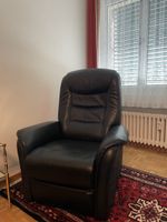 Ledersessel, elektro verstellbar