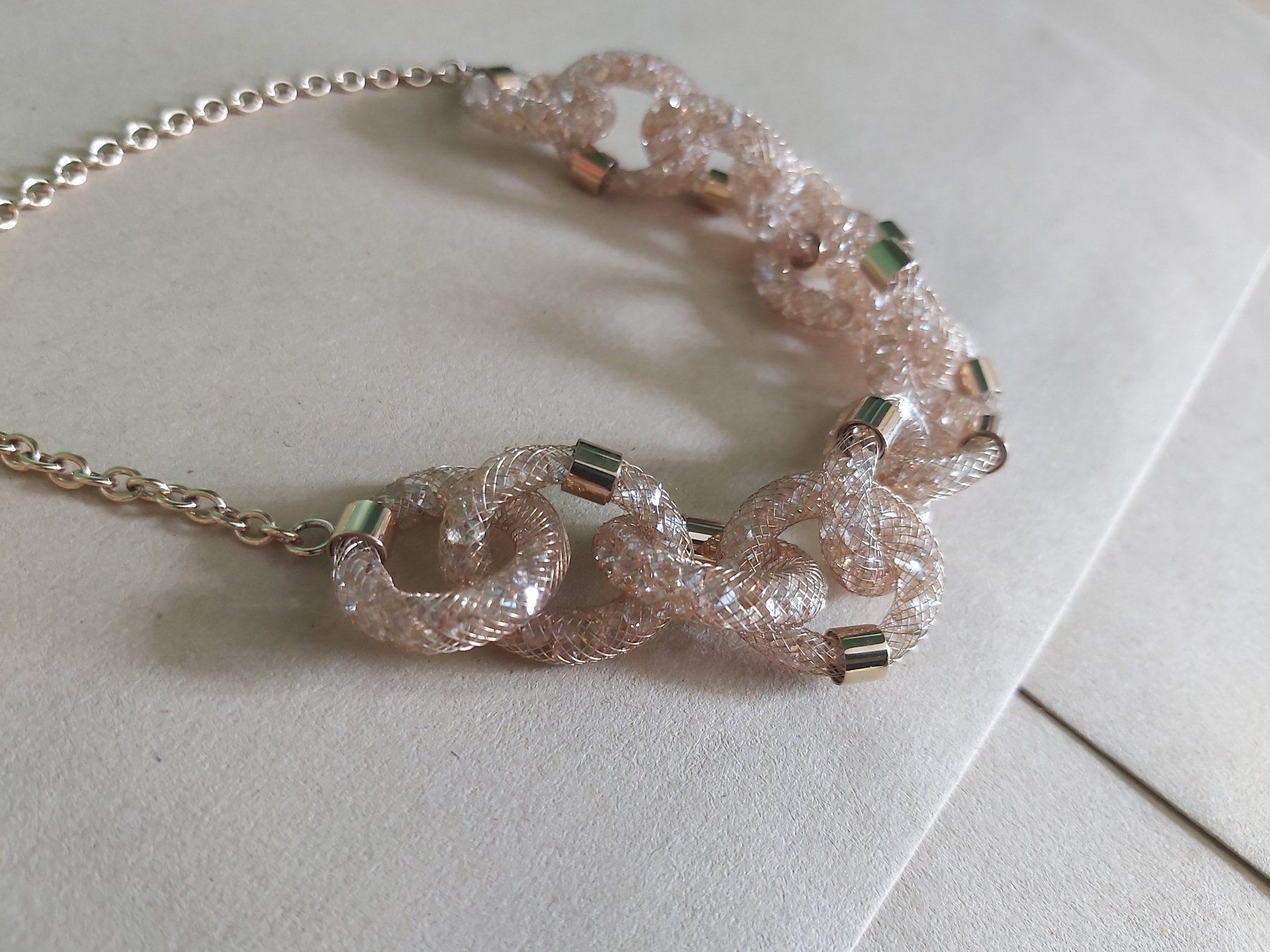 Swarovski Colliers: Stardust Swarovski Kette, goldfarbig – D'occasion à Winterthur par Goldpipau 2