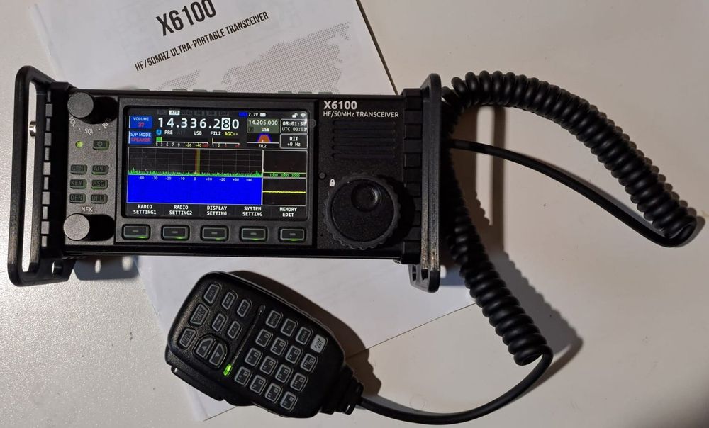 Ricetrasmettitore SDR Xiegu X6100 HF + 50 MHz – Con Sintonizzatore D’Antenna Integrato