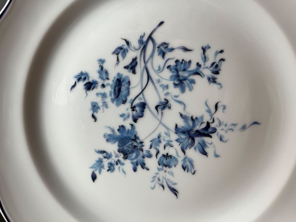 Tafelservice Porzellan Kornblumen blau 4