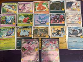 Pokémon 30 ans fr lot de carte 