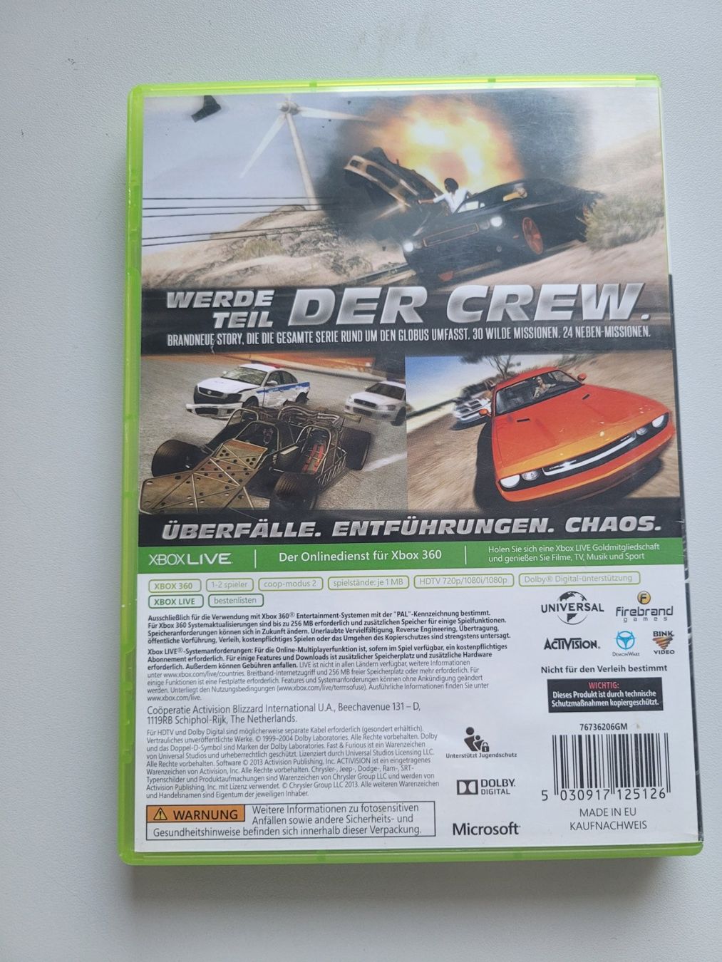 Giochi: Fast & Furious Showdown, XBox 360 – Usato da Uezwil venduto da -Retrogames- 1