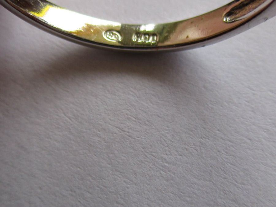 Bagues: Bague argent 800 grenat et zircons – D'occasion à La Sarraz par vic_v6kz 3