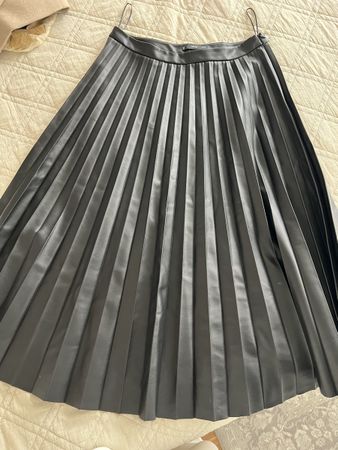 Mango fake leather skirt