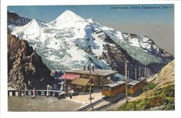 Jungfraubahn (BE) Station Eigergletscher - Bahn - Silberhorn