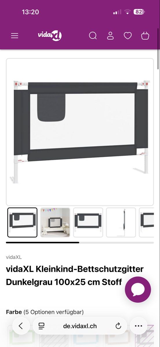 Box & Barriere di sicurezza: Bettschutzgitter 100cmx25 cm – Usato da Rothrist venduto da luc_8h5w 1