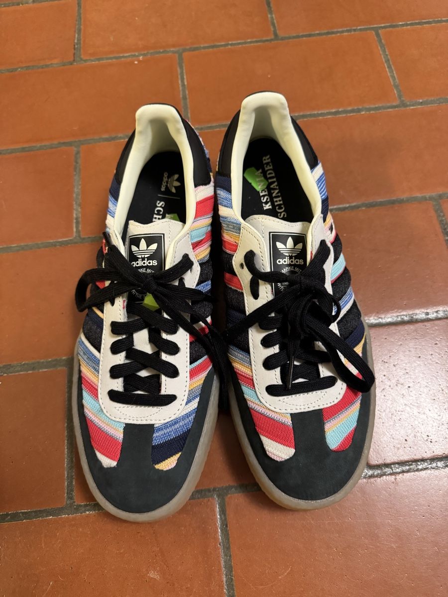 adidas gazelle silver green womens adidas Sambae KSENIASCHNAIDER Black (W)