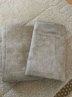 Joop Vorhange (2) Stoff grau /beige elegant gemustert NEU!
