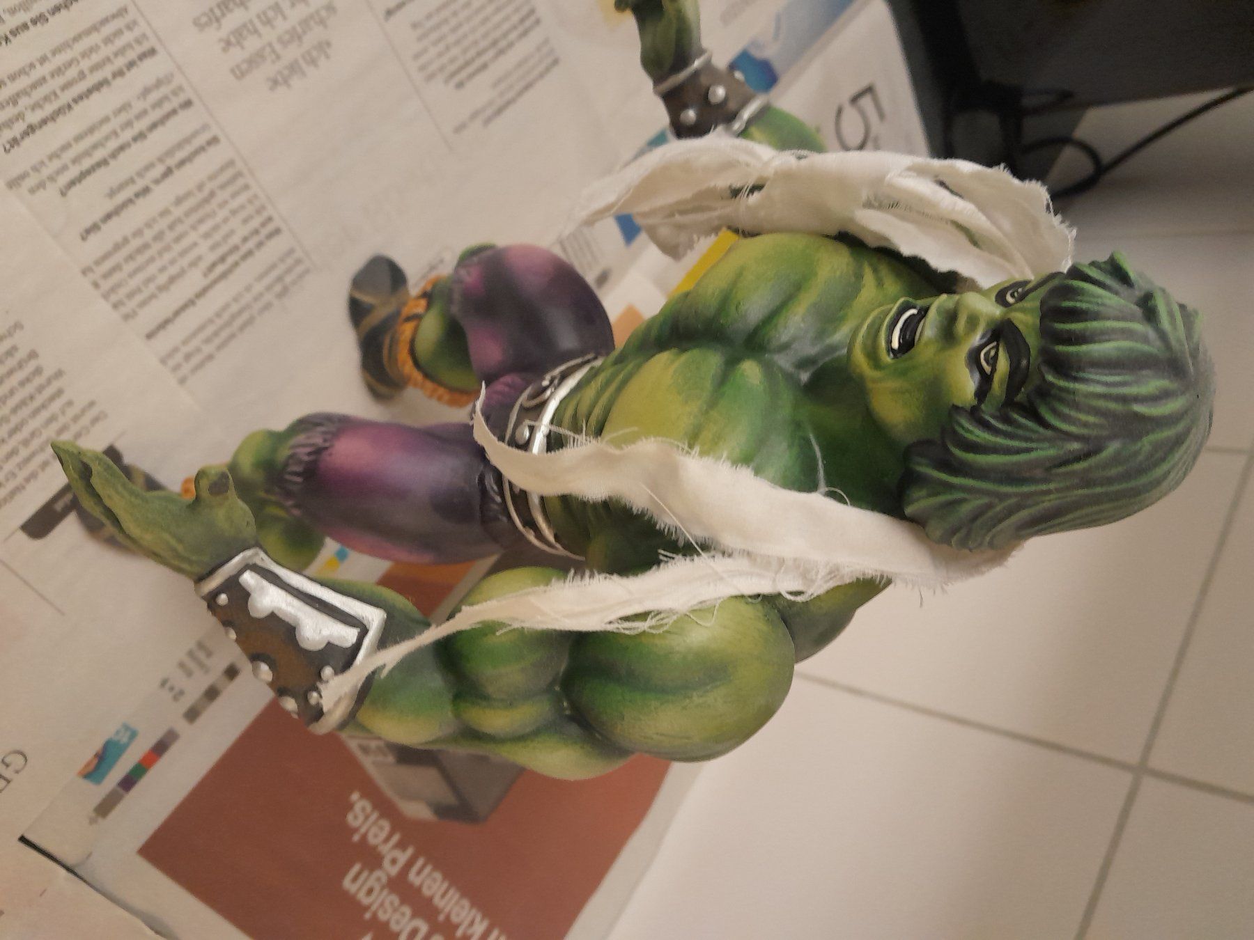 Masters of the Universe Statuette: Masters of the Universe Hulk He-Man – Usato da Rüti ZH venduto da Alemanni 3