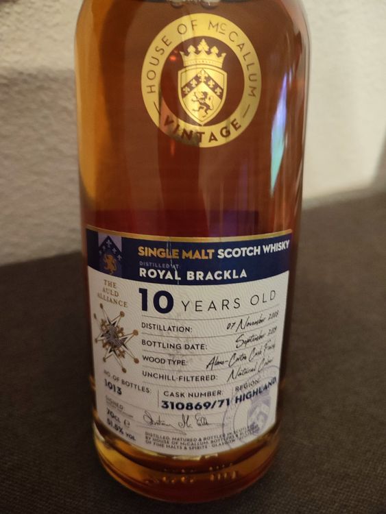 Royal Brackla Aloxe-Corton Cask Finish 1013 Bottles weltweit | Kaufen ...