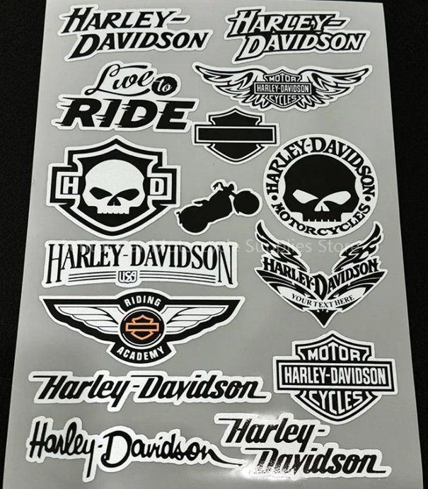 Sticker: Lot de Stickers Harley-Davidson J132 – Nuovo e nell'imballaggio originale da Allens venduto da MADE.IN.ROCK.N.ROLL 1