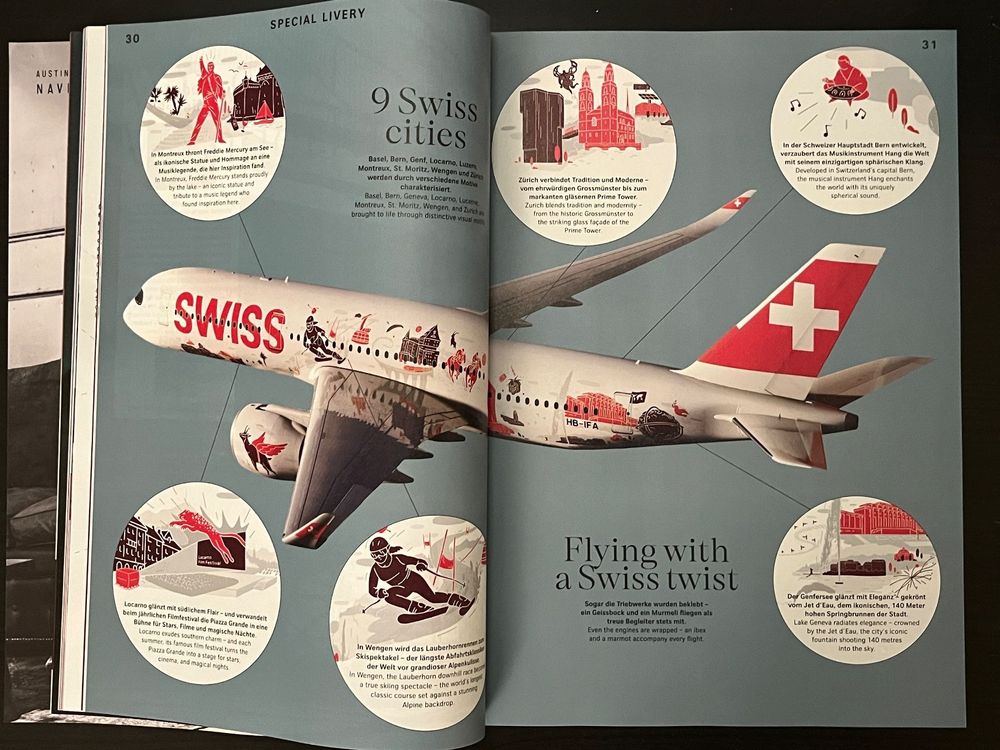 SWISS Magazine A350 Sonderausgabe Airlines Special Edition (Neu (gemäss ...