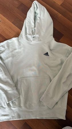 Adidas Hoodie Essentials Plus, Mintgrün, Grösse M