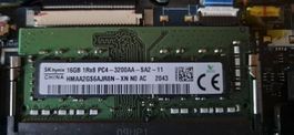 16GB DDR4 SO-DIMM 3200AA SK hynix - 1 Stück
