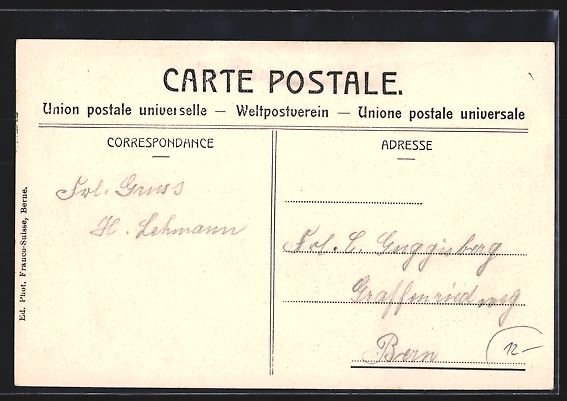Cartoline postali: Bern, Eidg. Turnfest 1906, Festspiel-Auf – Usato da Berlin venduto da bartko-reher 1