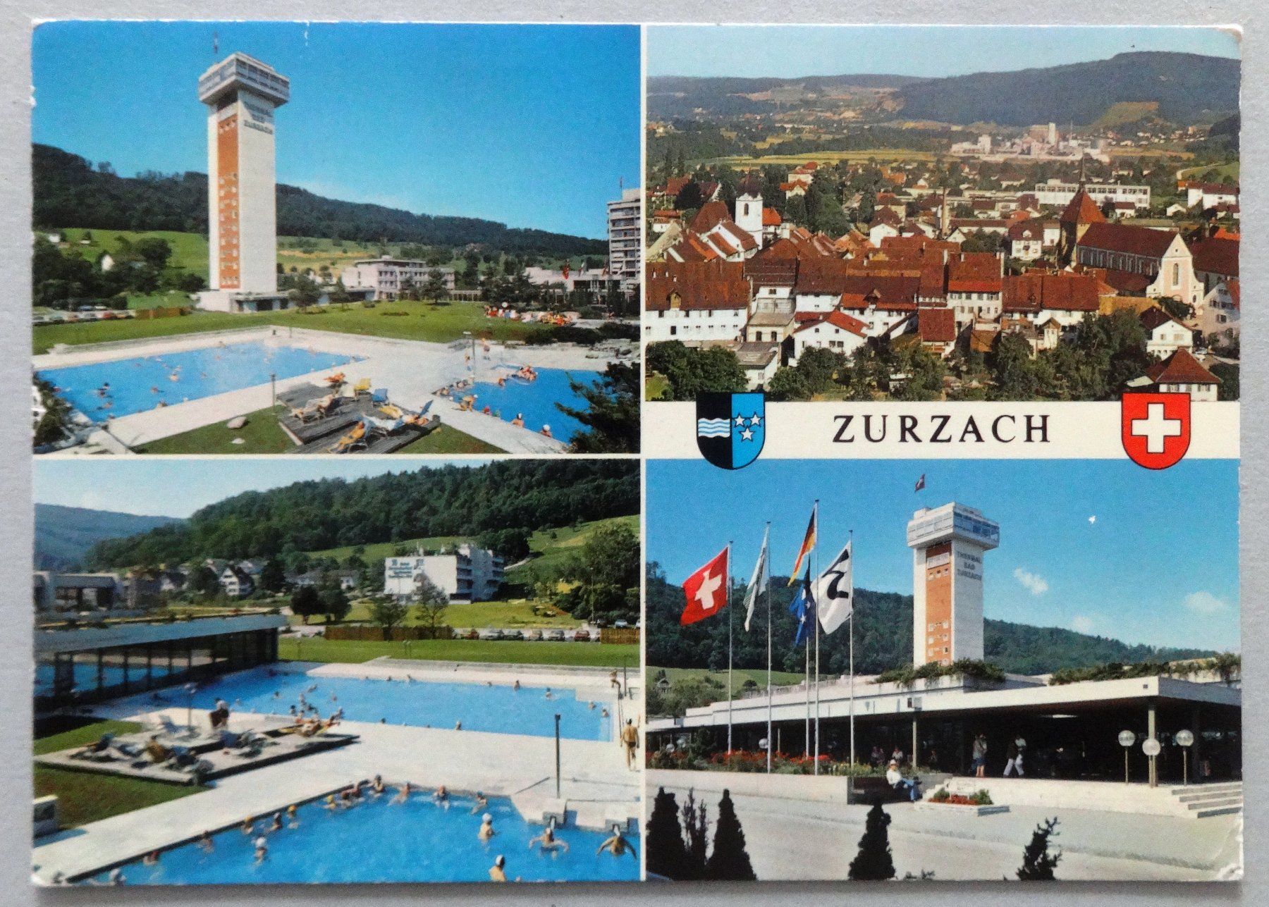 Cartoline postali: Thermalbad Zurzach – Usato da Fétigny venduto da Billy2miny