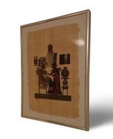 🧞‍♀️Pharao Bild Gemälde Egypte Papyrus Hiéroglyphes Image🧞