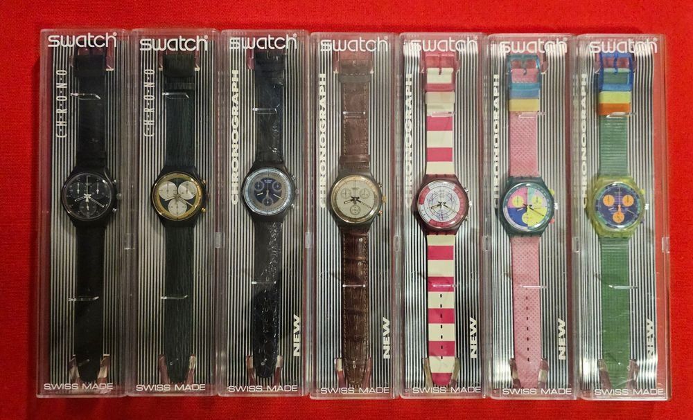 Swatch Uhren: Swatch Sammlung ca.170 Uhren – Gebraucht aus Rüti GL von 4oops 8