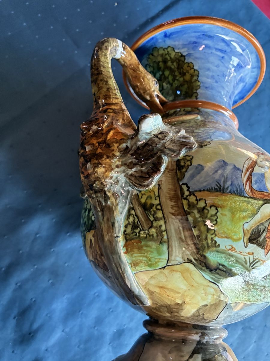 Ginori Vasen & Gefässe: Ginori Henkelvase – Gebraucht aus Dornach von Rosengarten 3