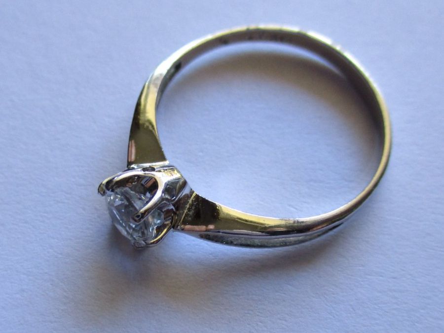 Ringe: Bague argent 800 avec pierre transparente – Gebraucht aus La Sarraz von vic_v6kz 1