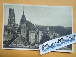 1932  Fribourg, Hotel de ville et St. Nicolas