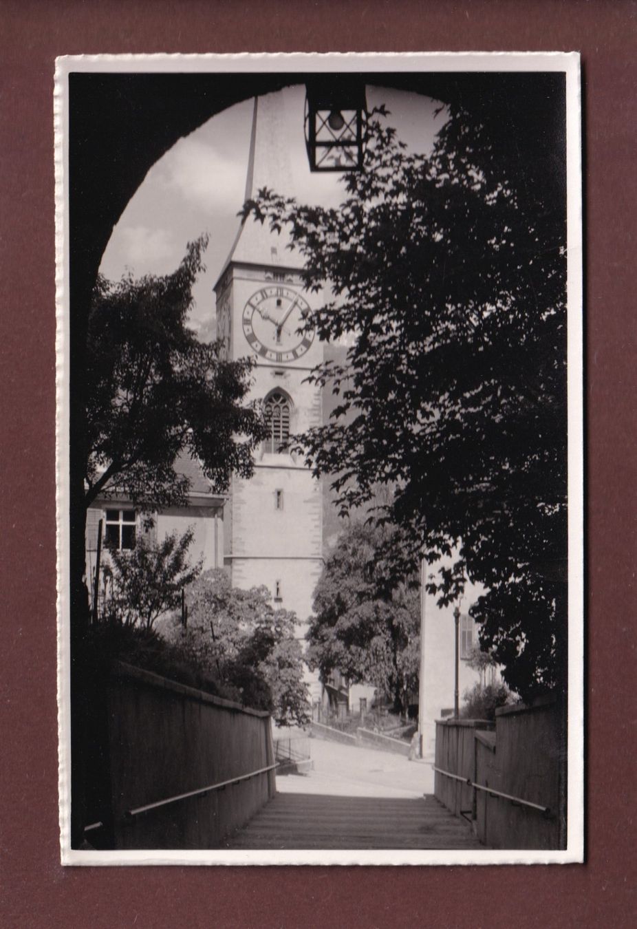 Ansichtskarten: CHUR - Martinskirche – Gebraucht aus Pully von nicecards