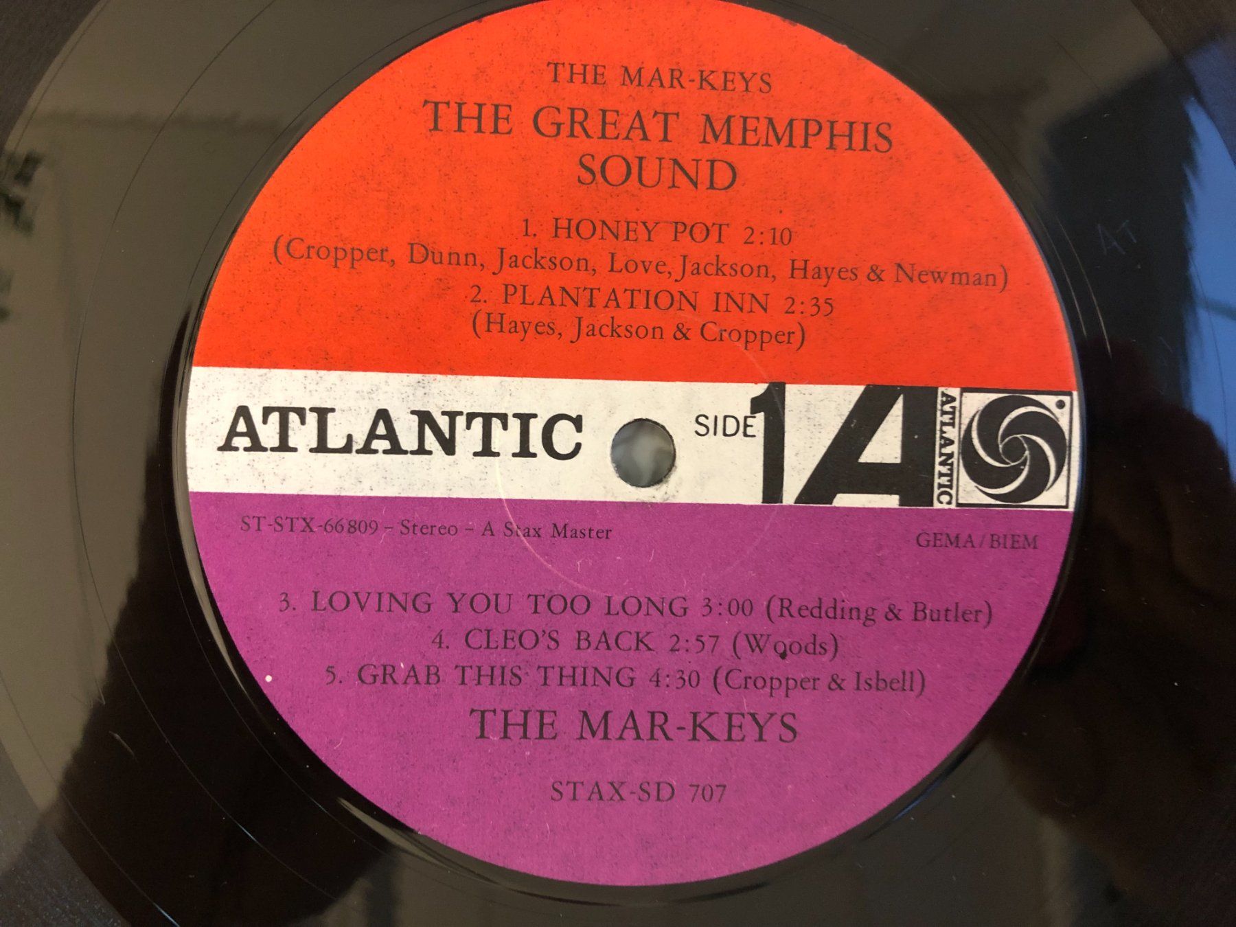Dischi in vinile: THE MAR-KEYS - The Great Memphis Sound – Usato da Zufikon venduto da mirageg5 3