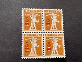 Aufbruchausgaben Mi. 147 Vierereblock  super ** (2171)