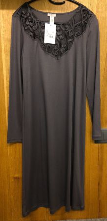 Nachthemd Hanro xs graublau neu