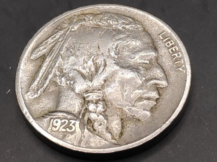 Toutes les monnaies: 1923 - 5 Cent "Buffalo Nickel" – D'occasion à Sirnach par Trekk64
