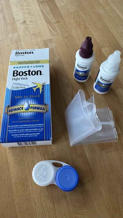 Boston Bausch & Lomb flight pack + extra Aufbewahrung u Cl (Neu und ...