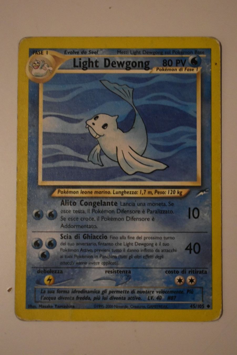 Pokémon Cartes à collectionner: Light Dewgong – D'occasion à Bellinzona par SuisseElectronics