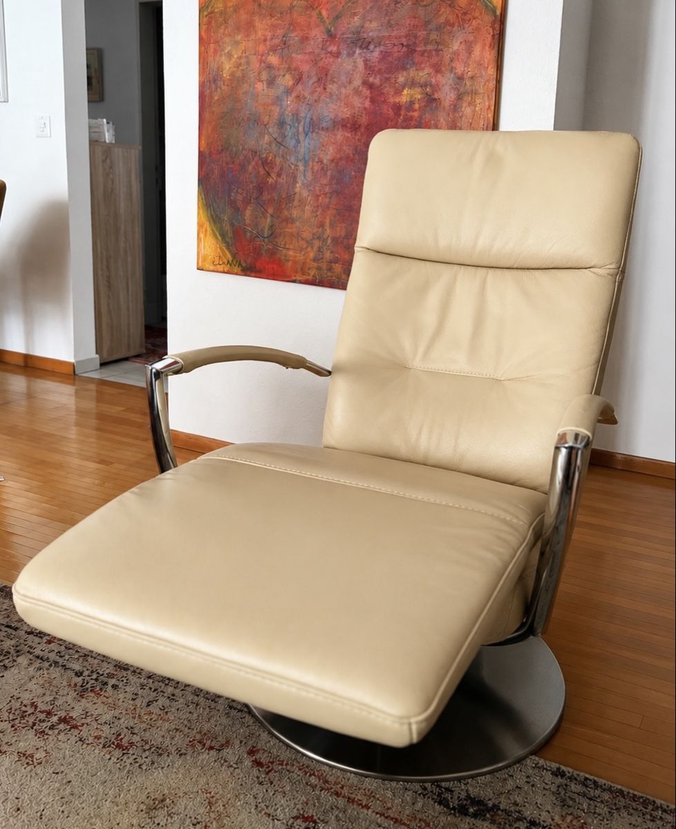 Poltrone: Eleganter Relaxsessel aus Leder – Usato da Koblenz venduto da WowPrinzip 2