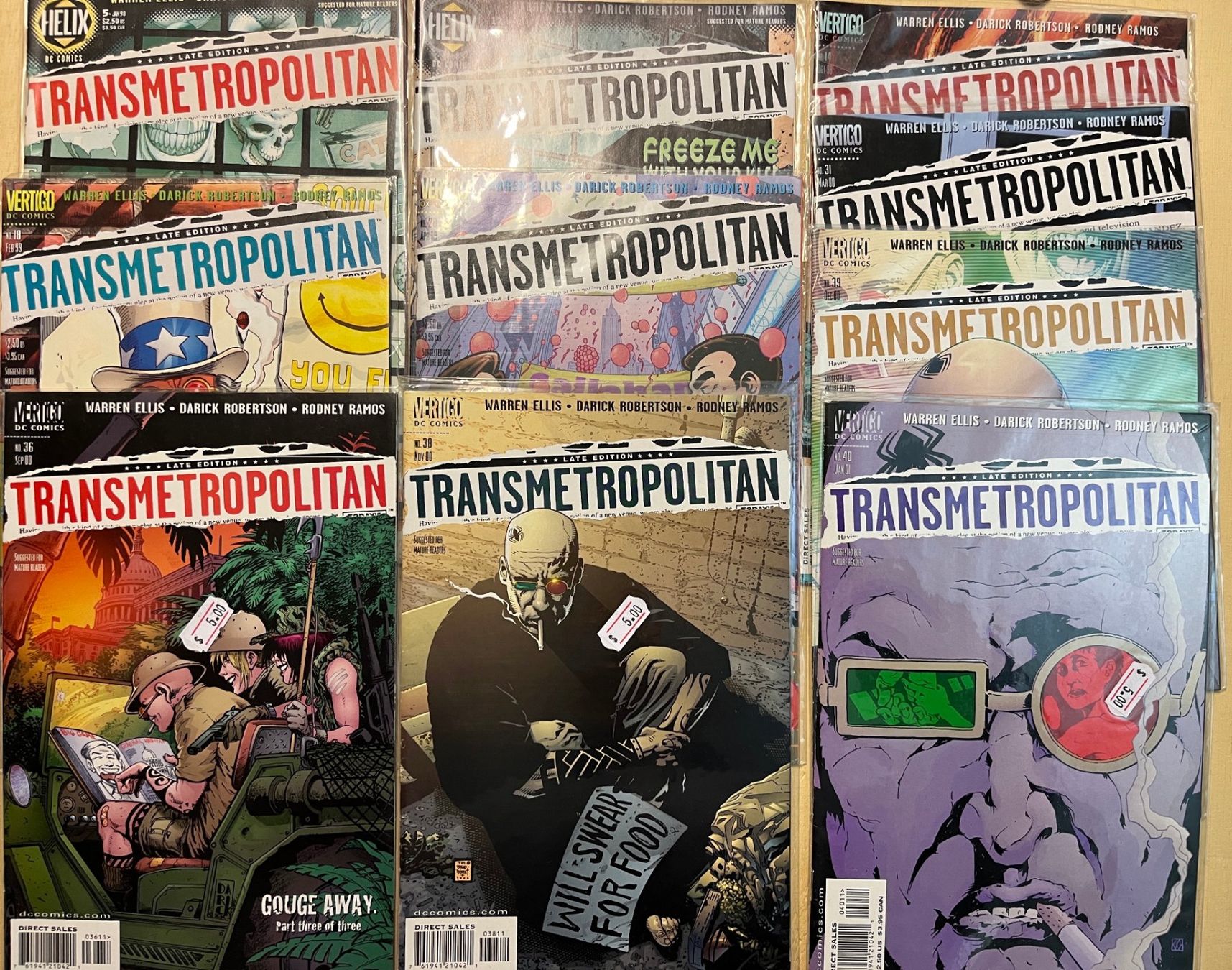 Fumetti: Transmetropolitan, US Ausgabe, Konvolut – Usato da Seengen venduto da Boerni64