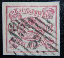Braunschweig Kat. 12 gest. 1862 Kat. 260 Euro sign.