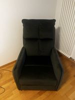 Elektrisch verstellbarer Relaxsessel Dunkelgrün