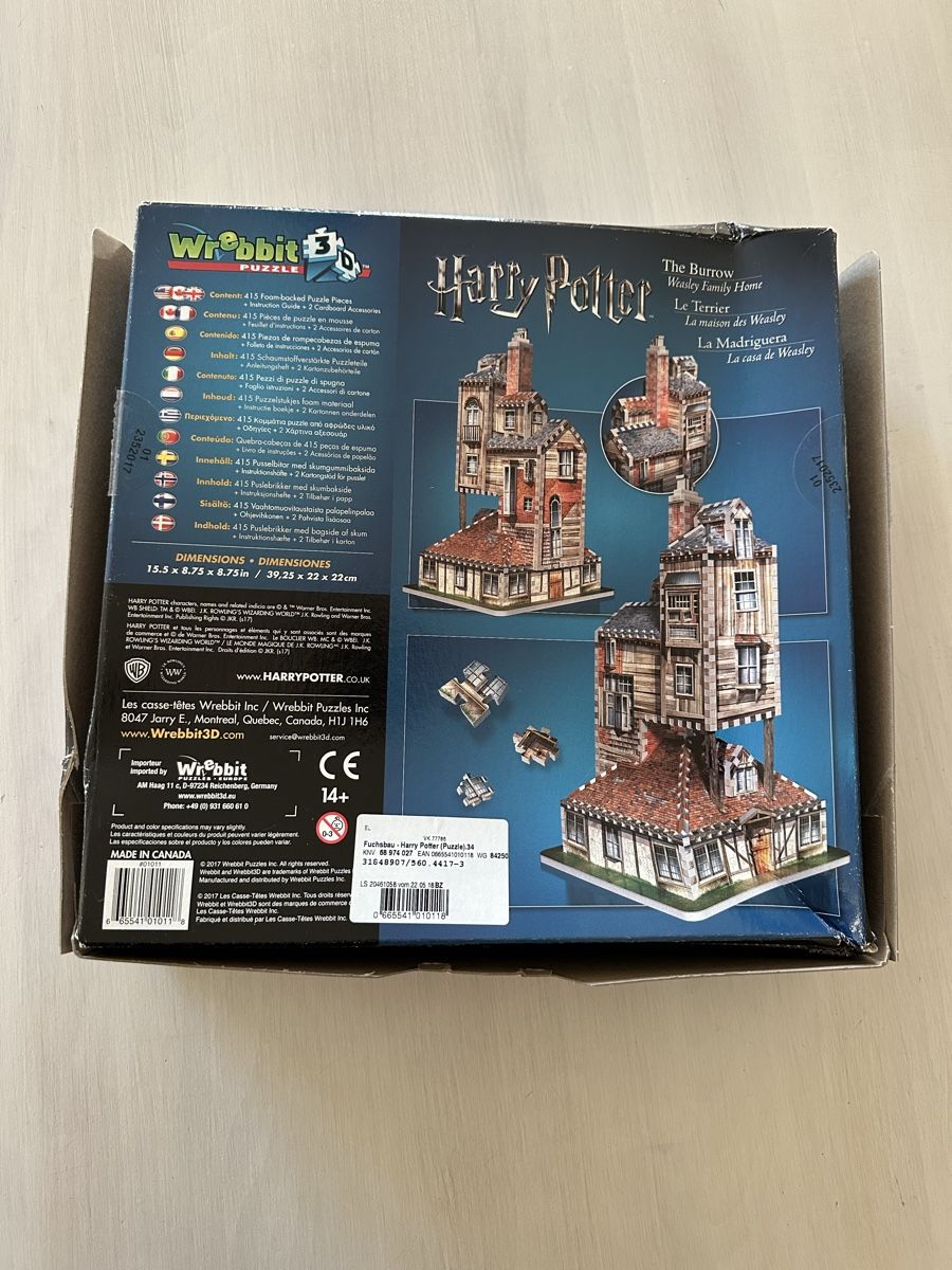 Ravensburger Puzzles: 4x Puzzle 3D Harry Potter – D'occasion à Fribourg par Handwerker07 3