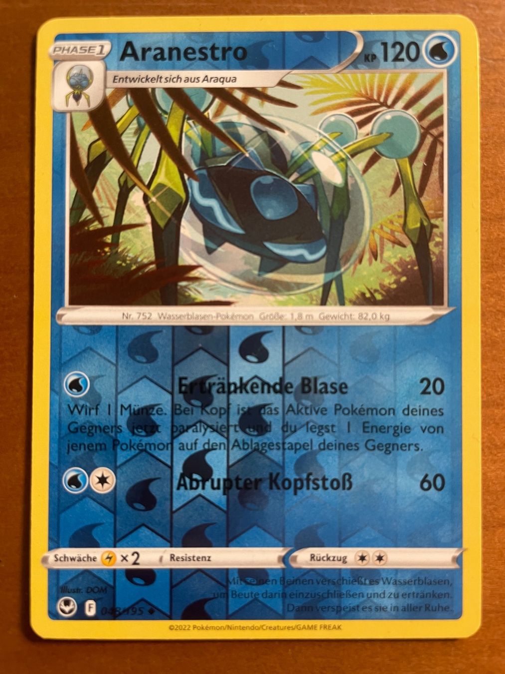 Pokémon Carte collezionabili: Pokemon Aranestro Reverse (Versand gratis) – Nuovo (secondo la descrizione) da Chur venduto da Angerson