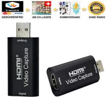 🔥Videoaufnahmekarte Capture Card USB Adapter, 4K hdmi Video