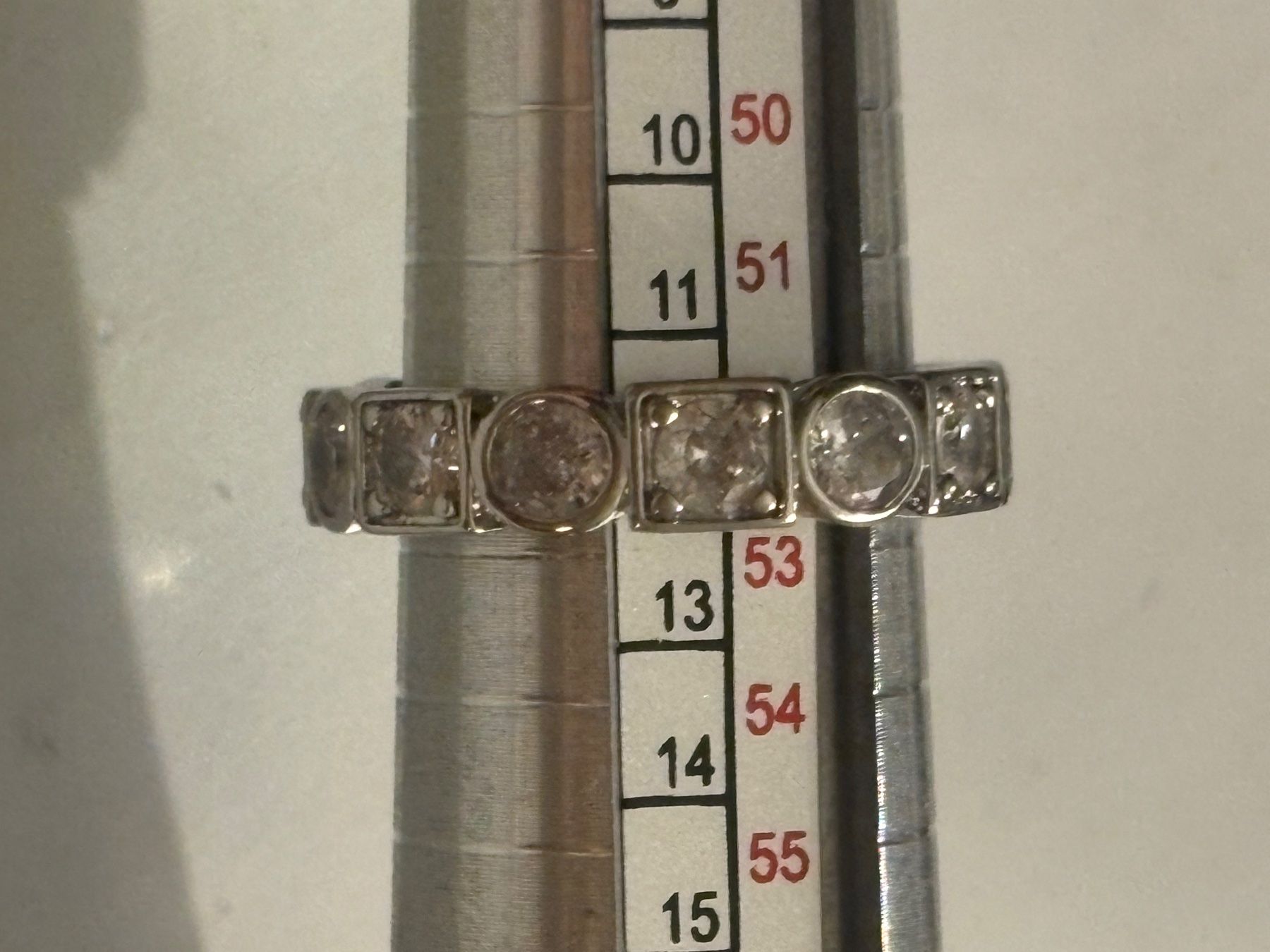 Bagues: Luxus Elegante Gr.16/6 Ring  Memoire Silberfarben – Neuf (Voir description) à Biel-Bienne par Roserosse13 9