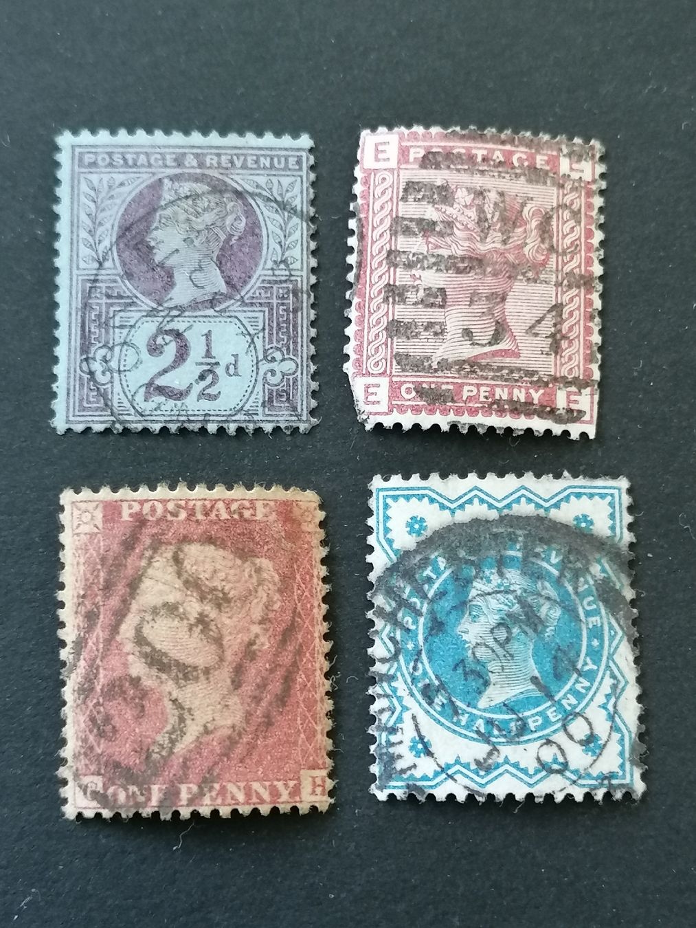 Tutti i francobolli: 4mal Queen Victoria 1856-81  – Usato da Happerswil venduto da tschergi