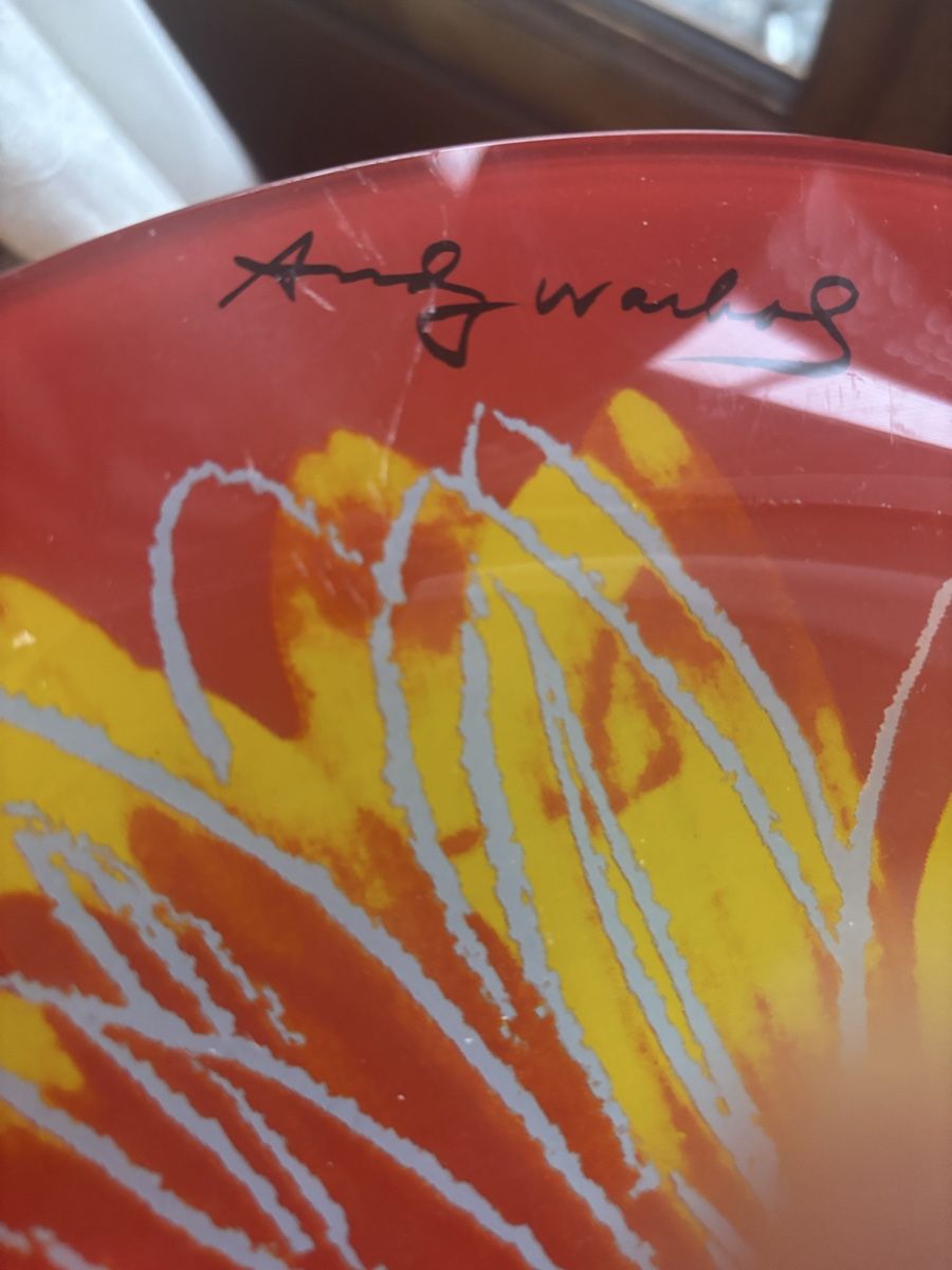 Rosenthal Piatti: Plat Andy Warhol Fleur signée Rosenthal – Usato da Genève venduto da ati_tj8f 7