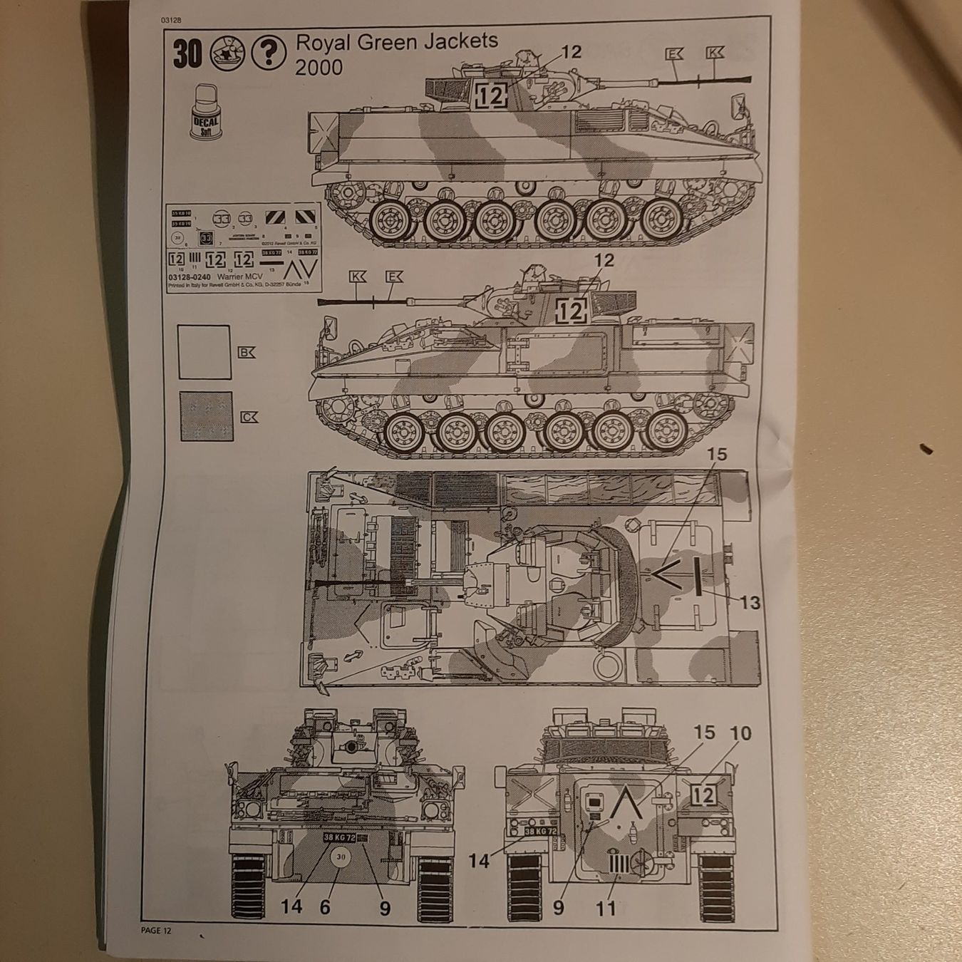 Revell Kit di modellismo & Modellini statici: 366 ... Warrior MCV ... Revell 03128 – Nuovo (secondo la descrizione) da Bonstetten venduto da Benibanny59 2