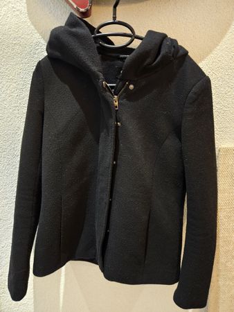 Only Jacke mit Kapuze, schwarz, Grösse S