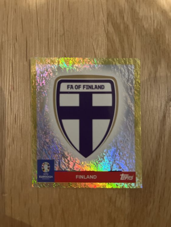 UEFA Euro 2024 Topps Sticker FIN 1 Gold | Kaufen auf Ricardo